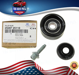 ⭐GENUINE⭐ Belt Idler Pulley for 10-16 Forte Optima Sorento Sportage  2528725110
